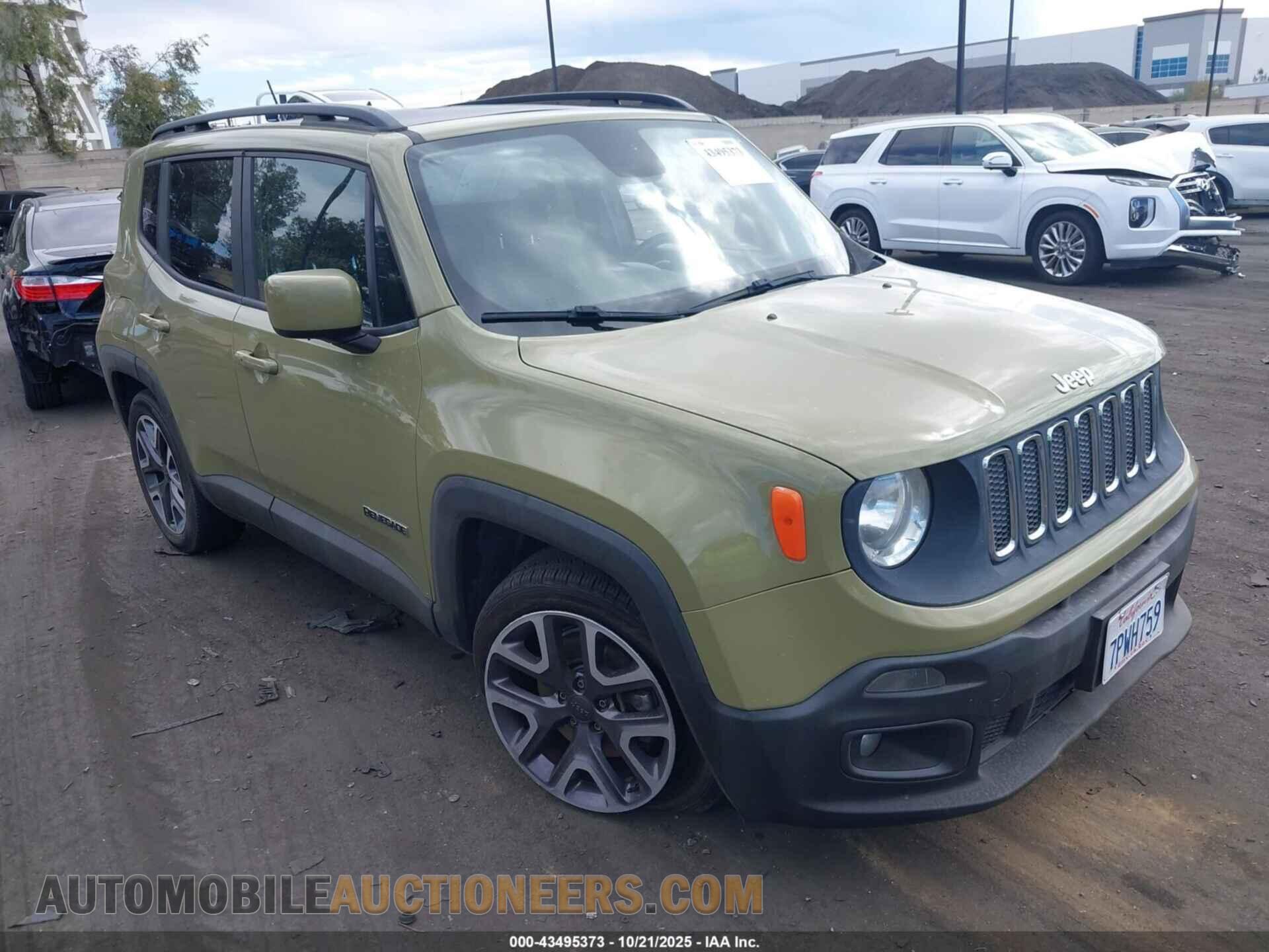 ZACCJABT3FPC28049 JEEP RENEGADE 2015