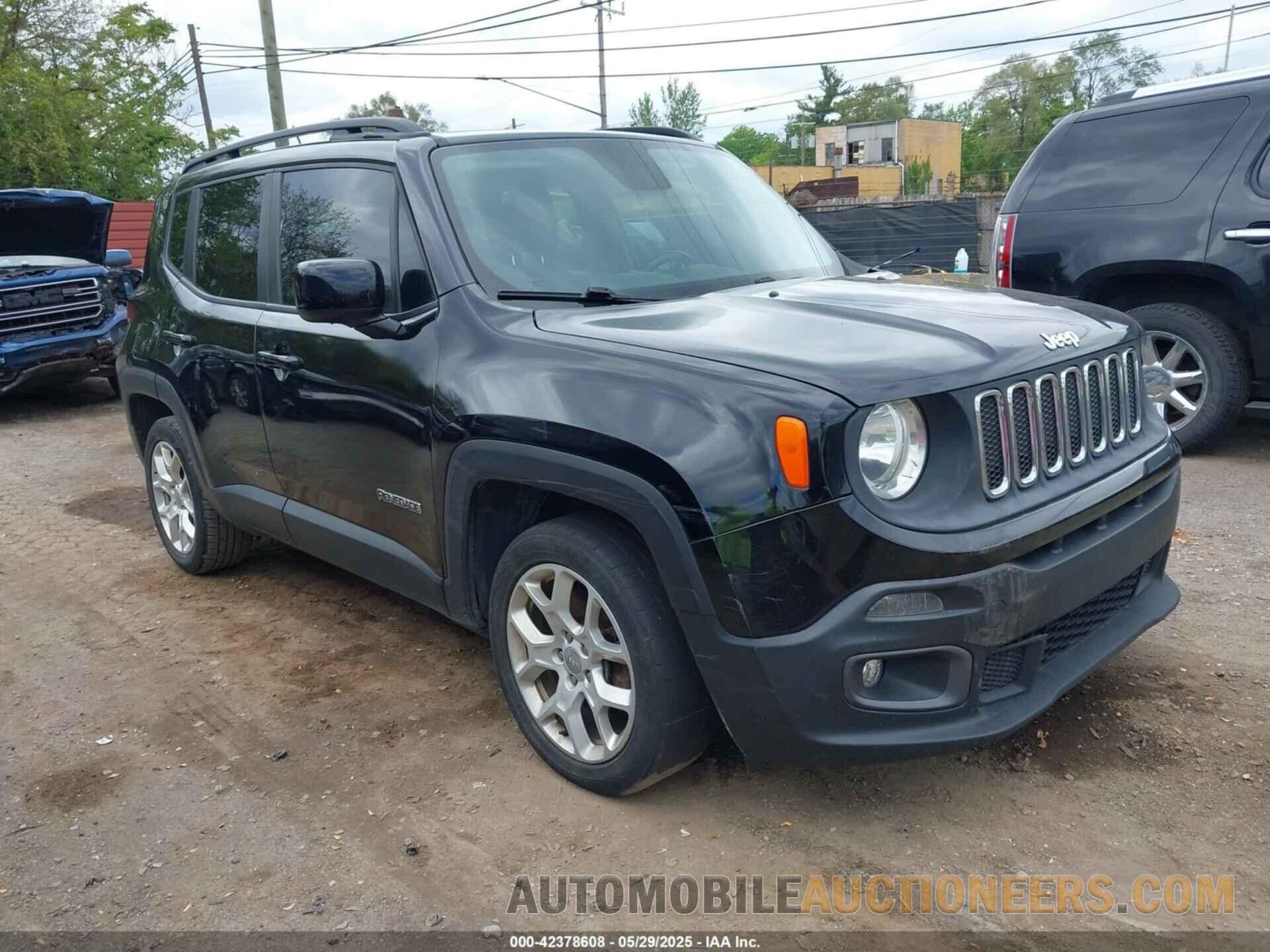 ZACCJABT3GPC57861 JEEP RENEGADE 2016