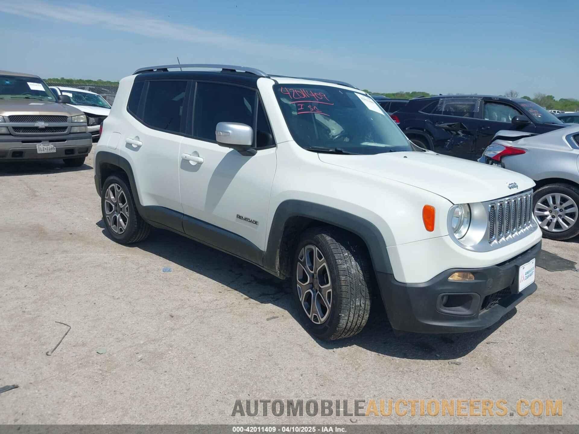 ZACCJADT0FPB52838 JEEP RENEGADE 2015