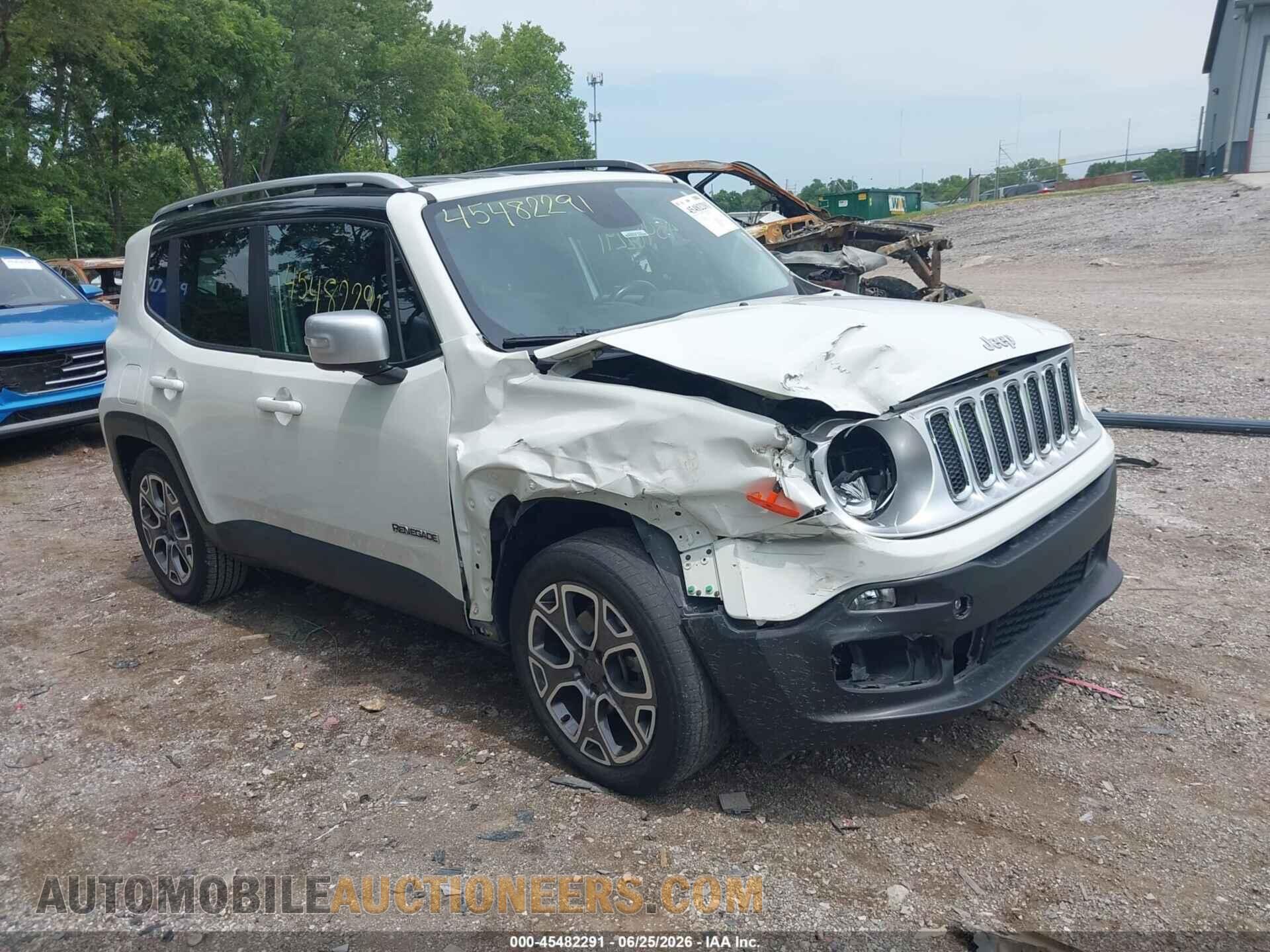 ZACCJADT4FPC26310 JEEP RENEGADE 2015