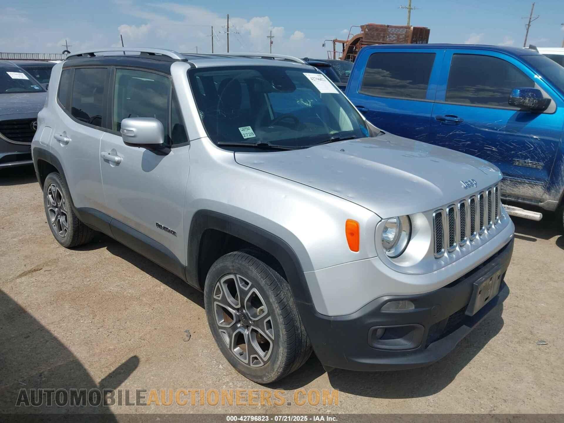 ZACCJBDB3JPH68181 JEEP RENEGADE 2018