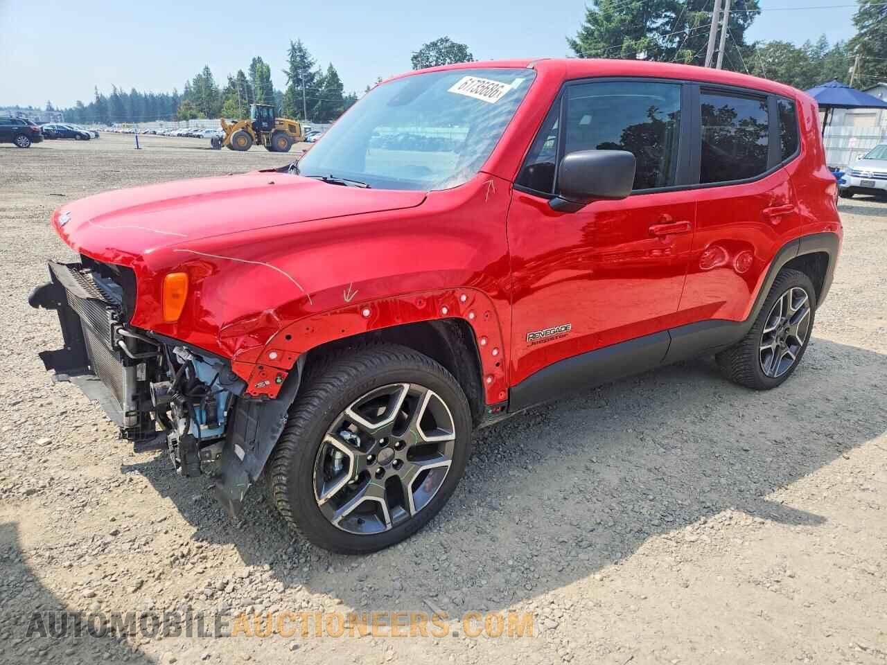 ZACNJDAB4MPN13842 JEEP RENEGADE 2021