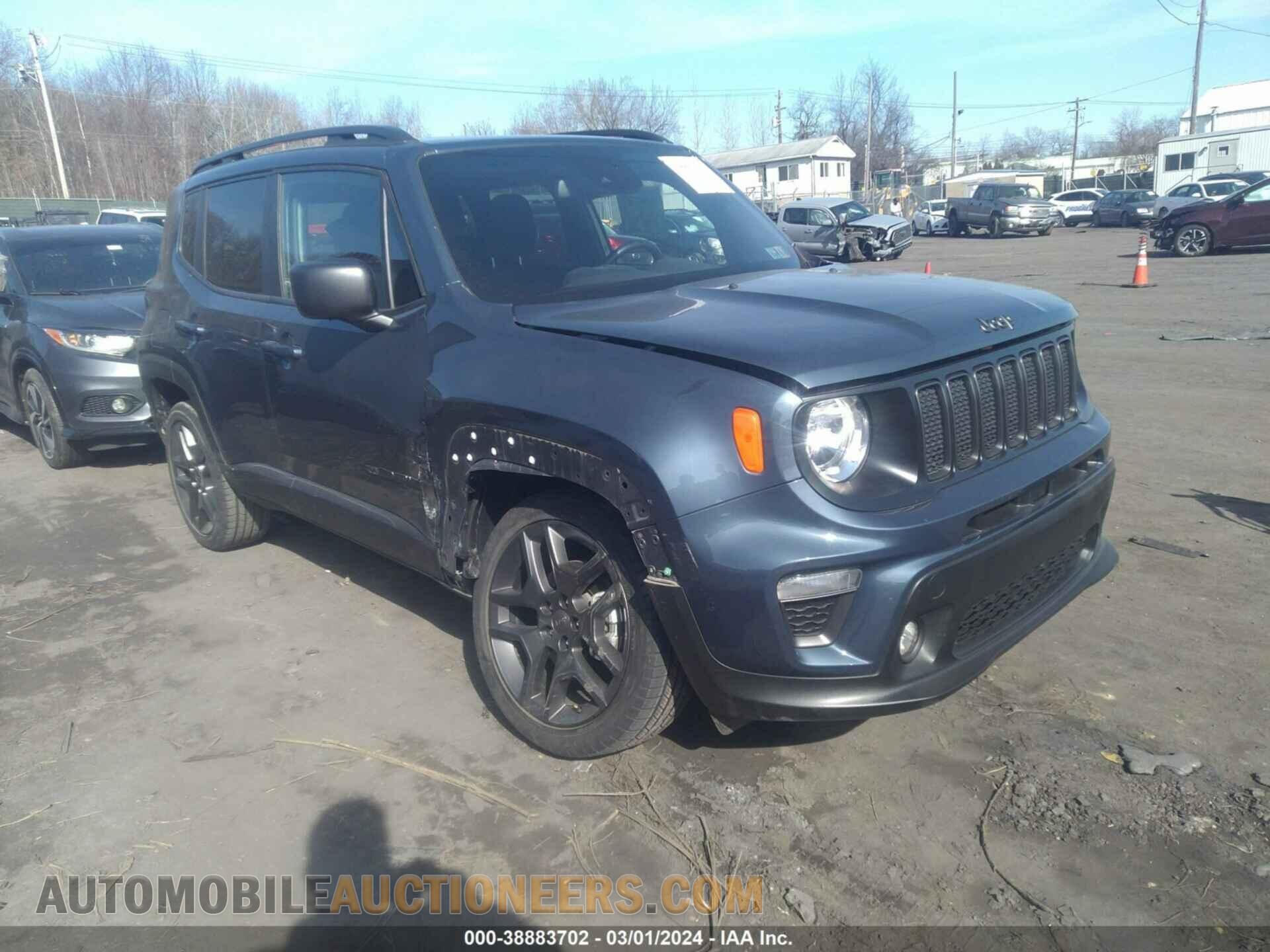 ZACNJDBB0MPM79932 JEEP RENEGADE 2021