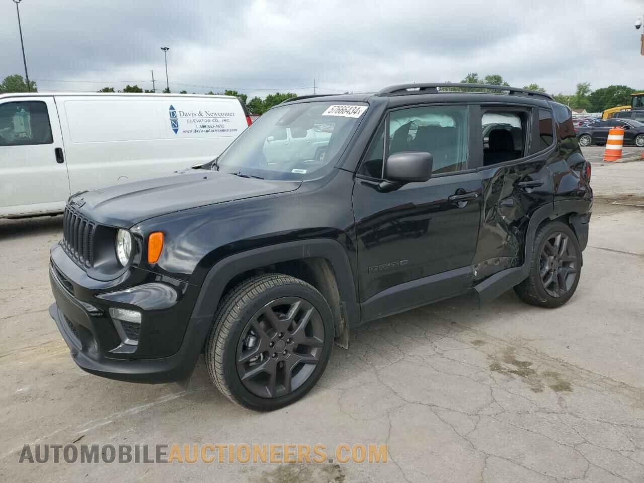 ZACNJDBB1MPM74819 JEEP RENEGADE 2021