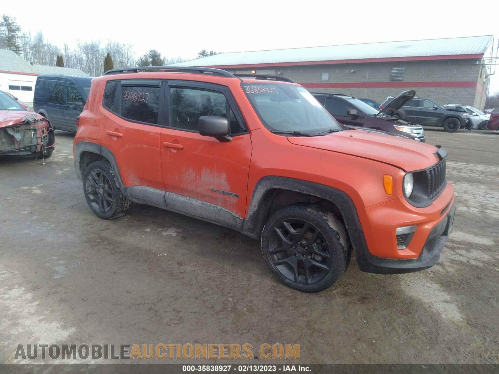 ZACNJDBB2MPM54840 JEEP RENEGADE 2021