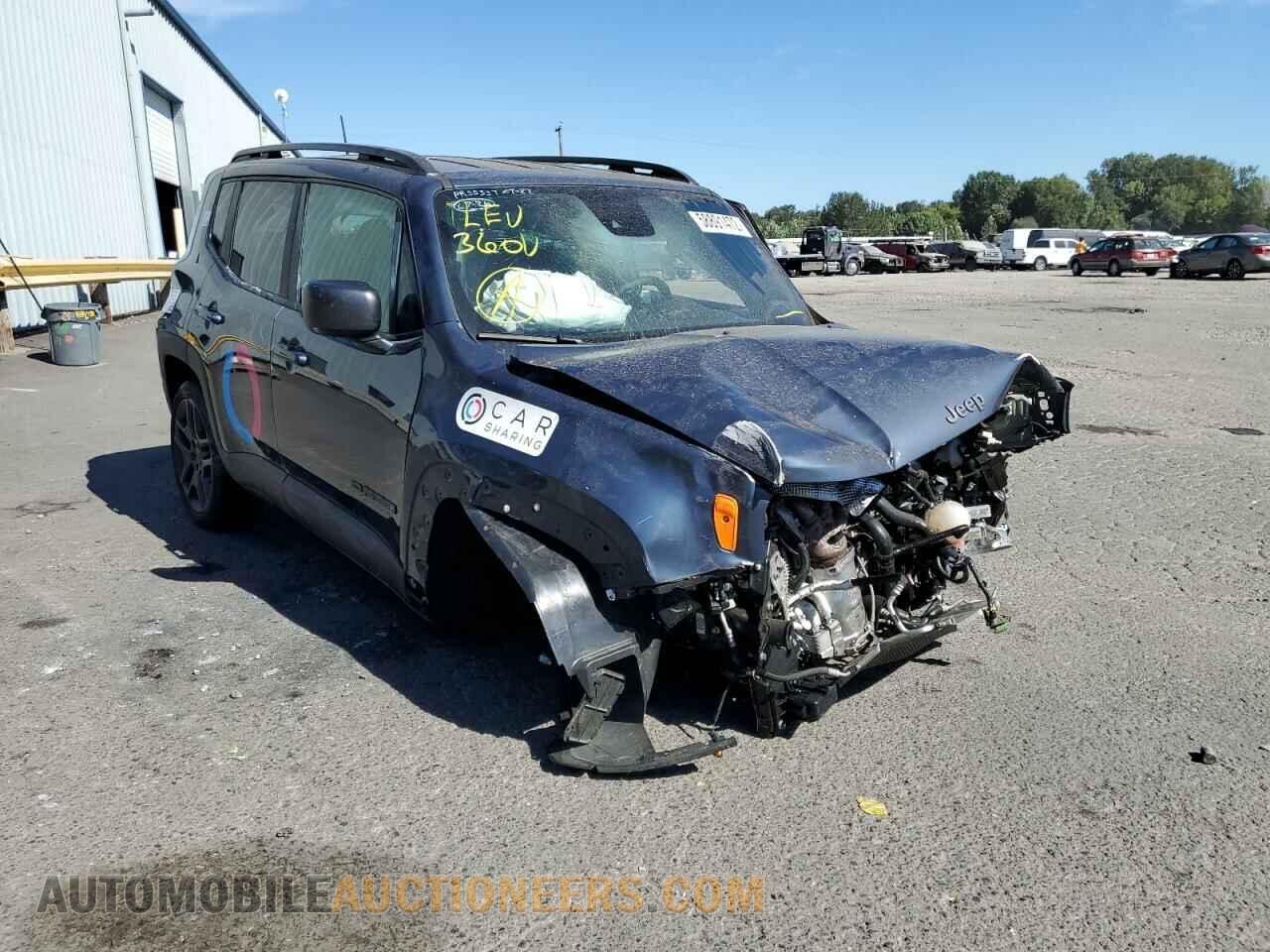 ZACNJDBB2MPM72187 JEEP RENEGADE 2021