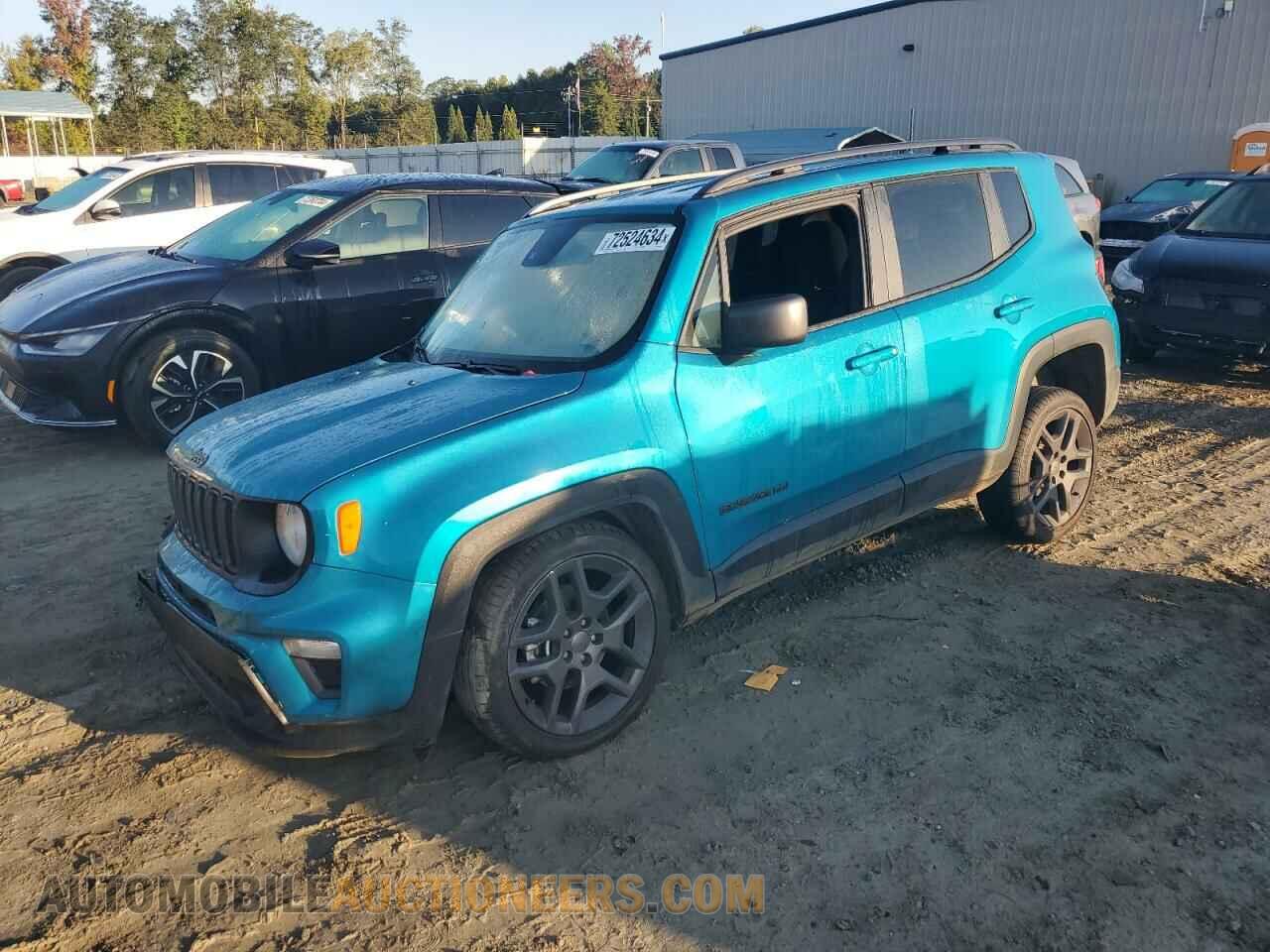 ZACNJDBB2MPN08752 JEEP RENEGADE 2021