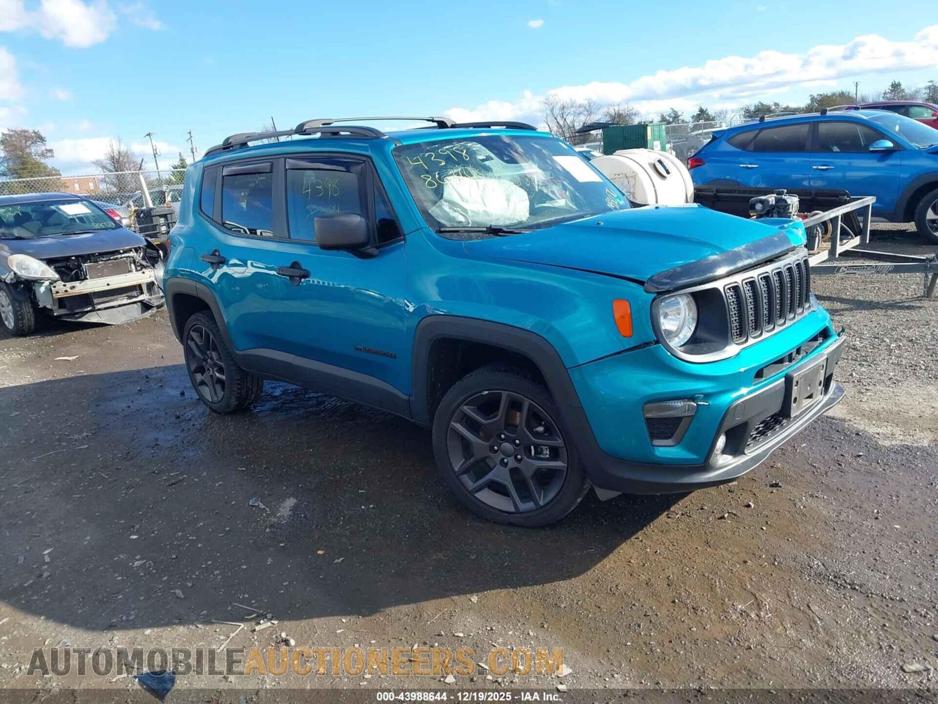 ZACNJDBB2MPN33070 JEEP RENEGADE 2021