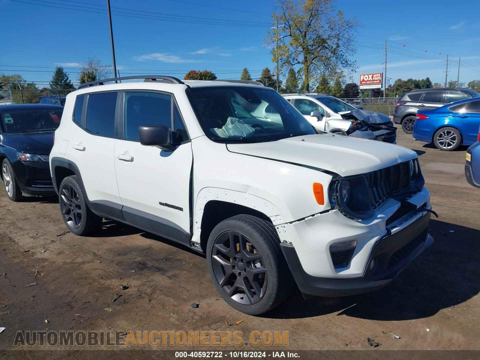 ZACNJDBB2MPN33215 JEEP RENEGADE 2021
