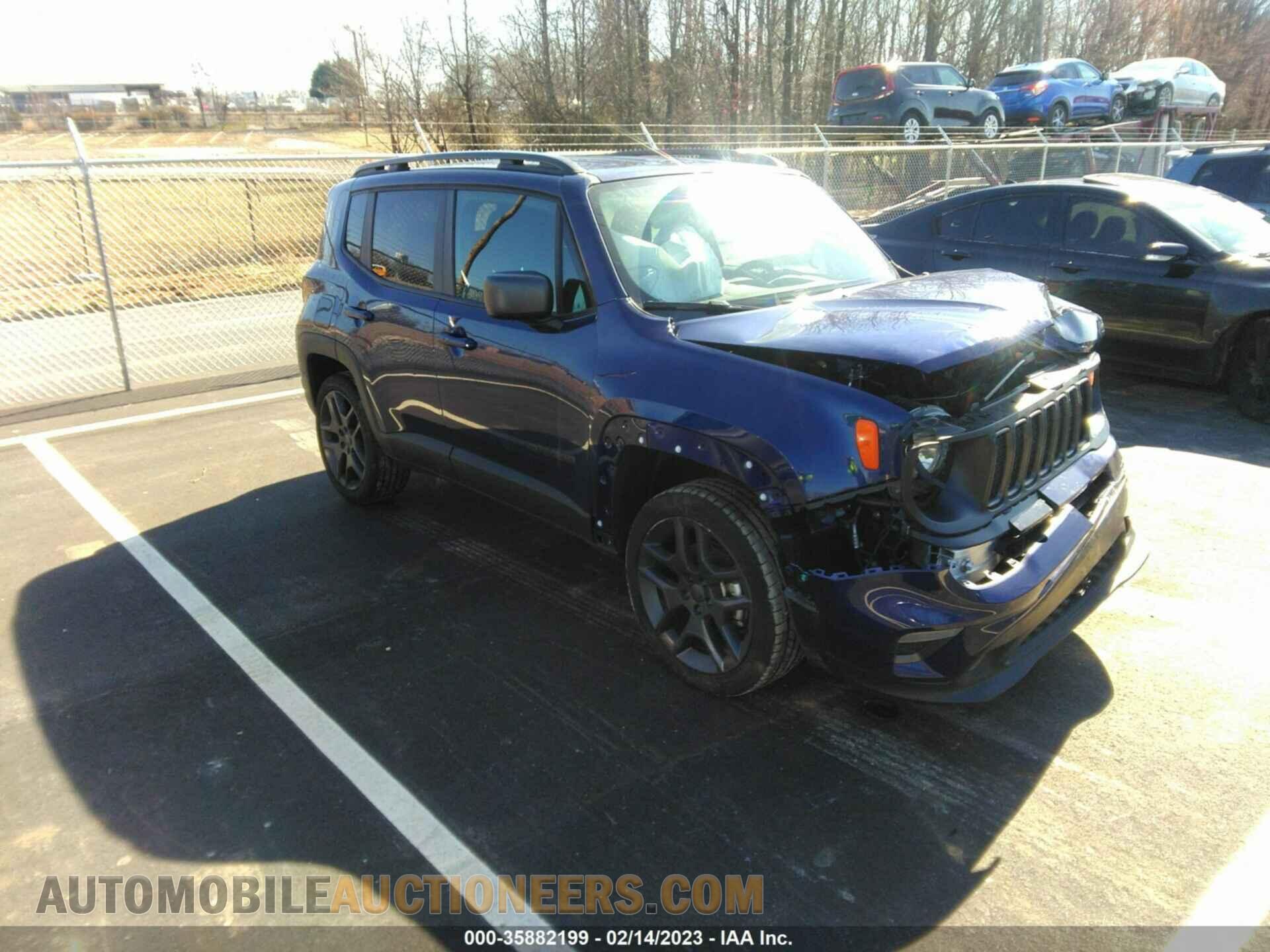 ZACNJDBB3MPN29075 JEEP RENEGADE 2021