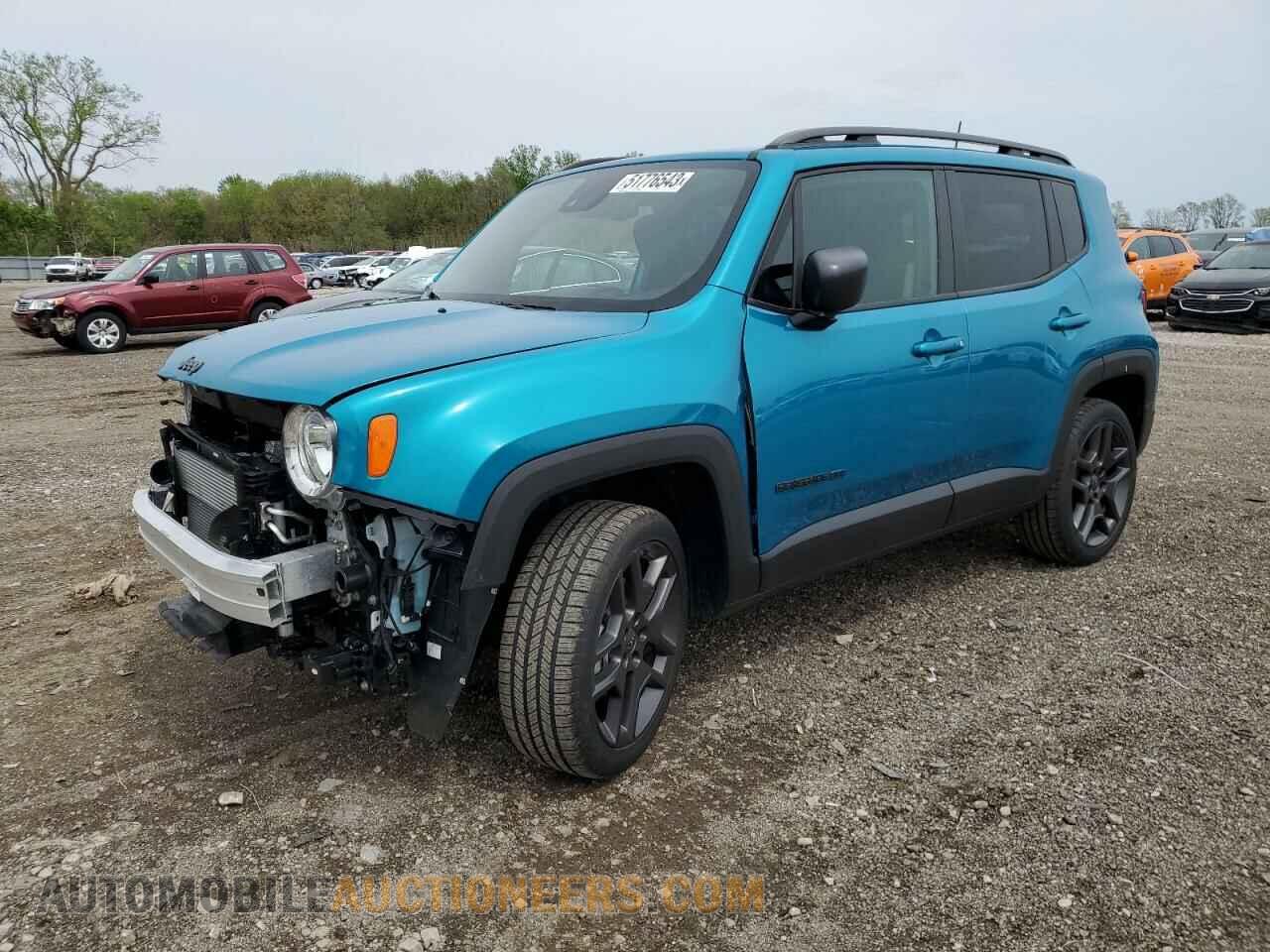 ZACNJDBB4MPM92117 JEEP RENEGADE 2021