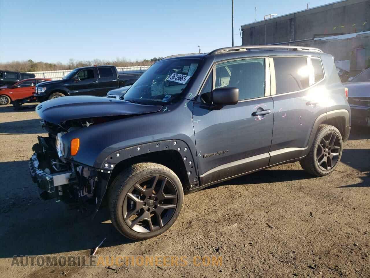 ZACNJDBB6MPM63525 JEEP RENEGADE 2021