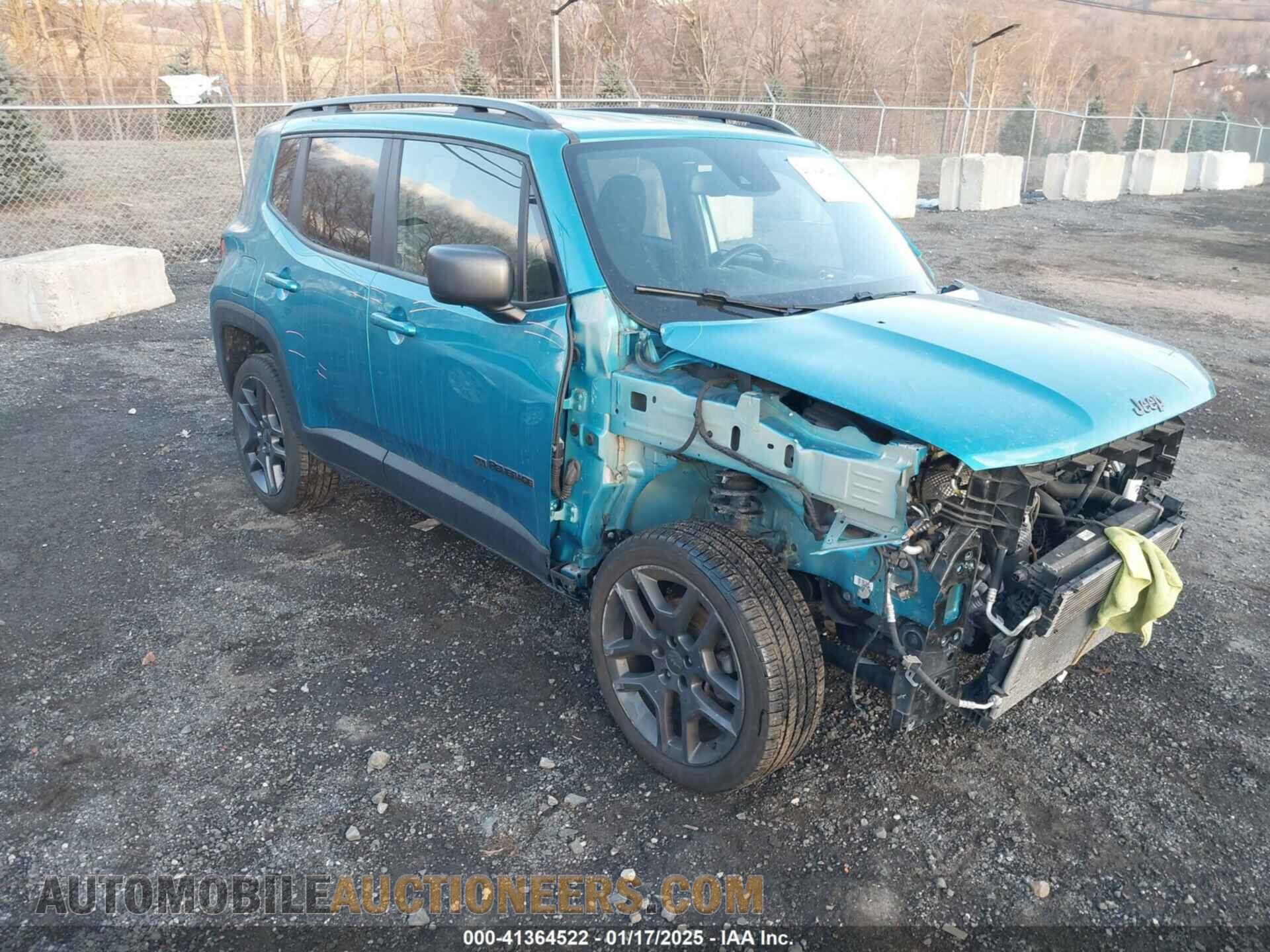 ZACNJDBB7MPM53764 JEEP RENEGADE 2021
